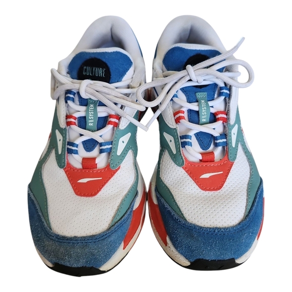 Puma Kids Lace Up Multicolor Sneakers Casual 4.5 - Picture 5 of 8